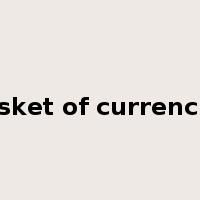 basket of currencies是什么意思