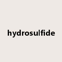 hydrosulfide是什么意思