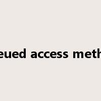 queued access method是什么意思