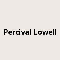Percival Lowell是什么意思