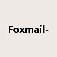 Foxmail-是什么意思
