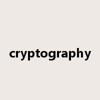 cryptography是什么意思