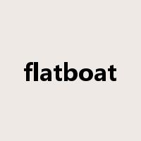 flatboat是什么意思