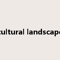 cultural landscape是什么意思