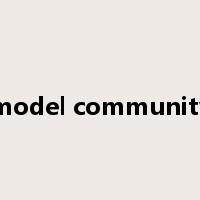 model community是什么意思
