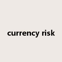 currency risk是什么意思