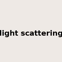 light scattering是什么意思