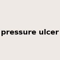 pressure ulcer是什么意思