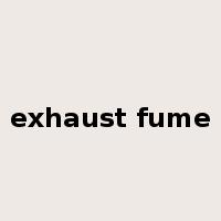 exhaust fume是什么意思