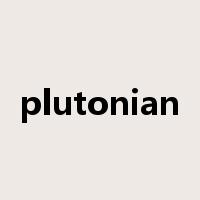 plutonian是什么意思