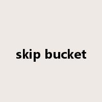 skip bucket是什么意思