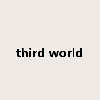 third world是什么意思