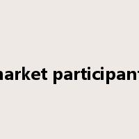 market participants是什么意思
