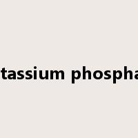 potassium phosphate是什么意思