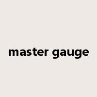 master gauge是什么意思