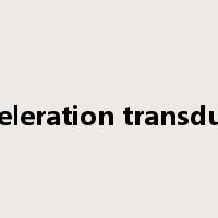 acceleration transducer是什么意思