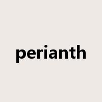 perianth是什么意思