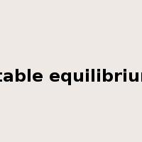 stable equilibrium是什么意思