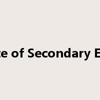 Certificate of Secondary Education是什么意思