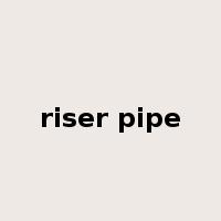 riser pipe是什么意思