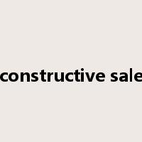 constructive sale是什么意思