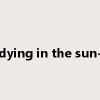 dying in the sun-是什么意思