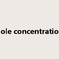 hole concentration是什么意思