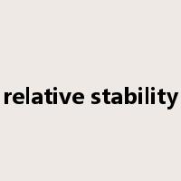 relative stability是什么意思