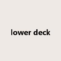 lower deck是什么意思