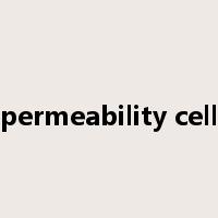 permeability cell是什么意思