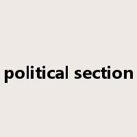 political section是什么意思