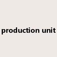 production unit是什么意思