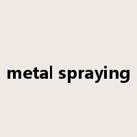 metal spraying是什么意思