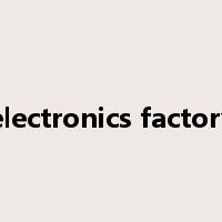 electronics factory是什么意思