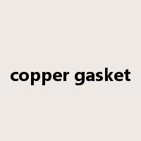 copper gasket是什么意思