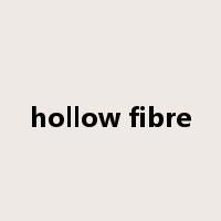 hollow fibre是什么意思