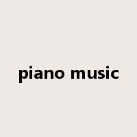piano music是什么意思