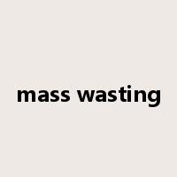 mass wasting是什么意思