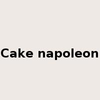 Cake napoleon是什么意思