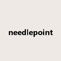 needlepoint是什么意思