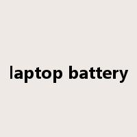 laptop battery是什么意思