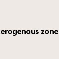 erogenous zone是什么意思