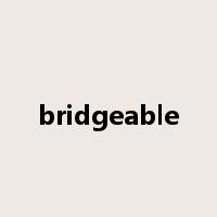 bridgeable是什么意思