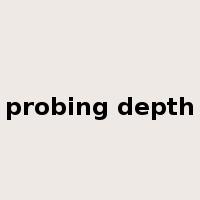 probing depth是什么意思