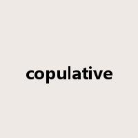 copulative是什么意思