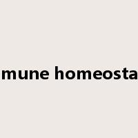 immune homeostasis是什么意思