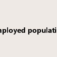 employed population是什么意思