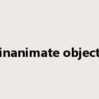inanimate object是什么意思