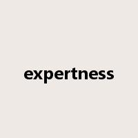 expertness是什么意思