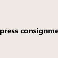 express consignment是什么意思